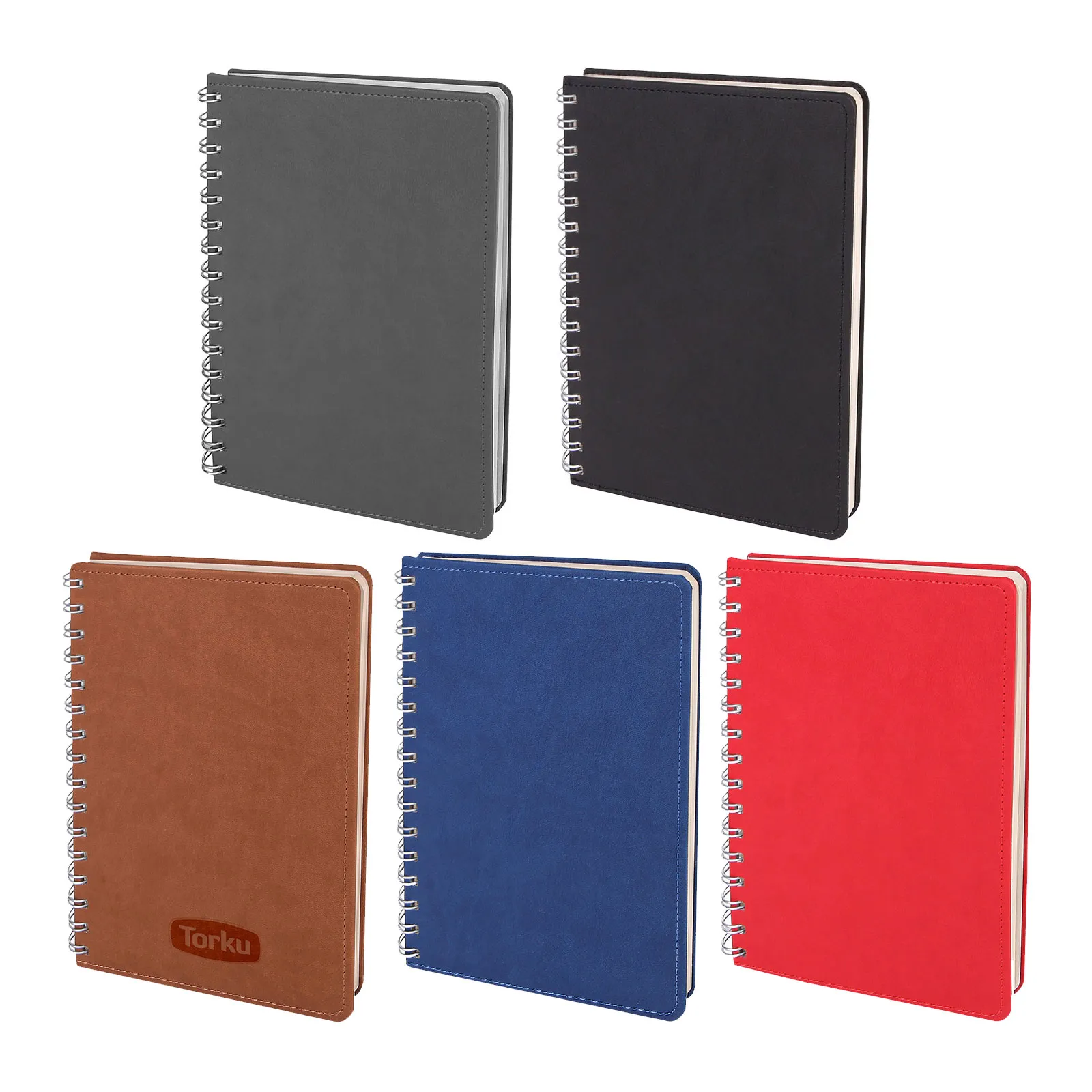 BATIKENT KAHVERENGİ SPİRALLİ TARİHSİZ DEFTER (15X21 CM) - Believe Matbaacılık & Promosyon Ürünleri
