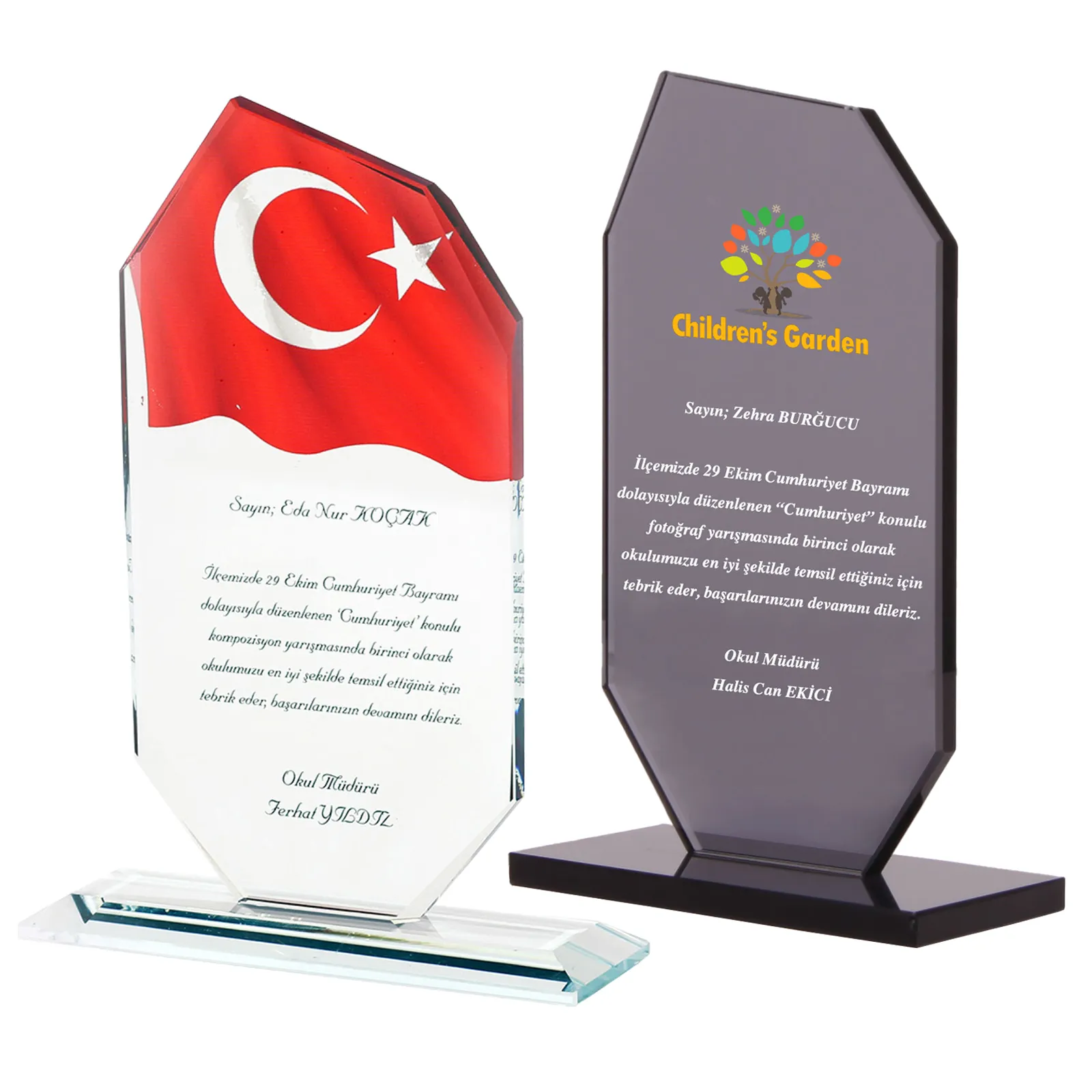 OSKAY SİYAH KRİSTAL PLAKET - Believe Matbaacılık & Promosyon Ürünleri