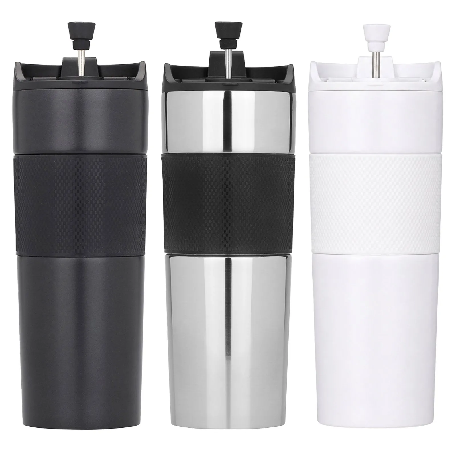 CİDE BEYAZ 500 ML FRENCH PRESS TERMOS - Believe Matbaacılık & Promosyon Ürünleri