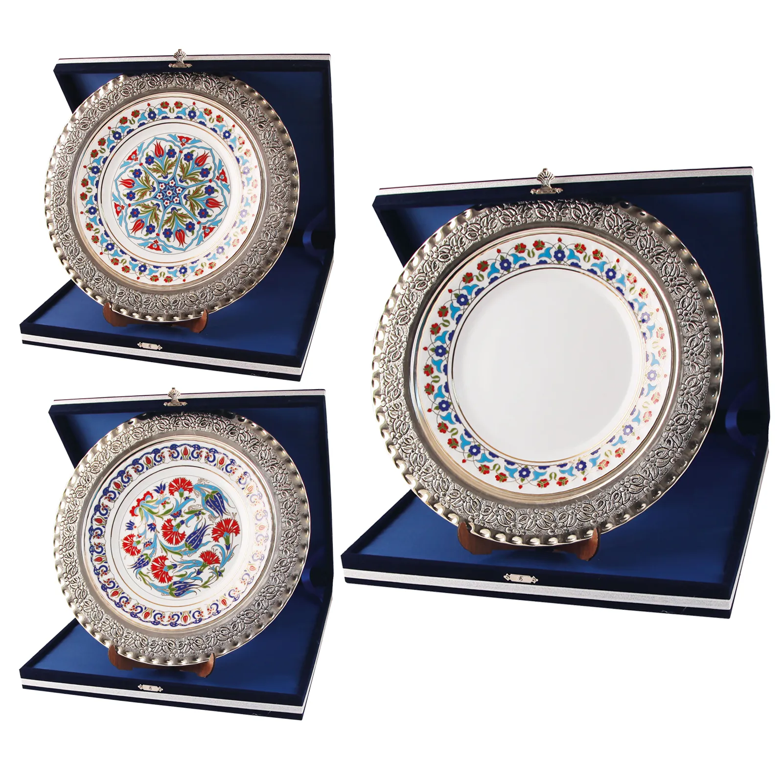 GPT-03 GÜMÜŞ İŞLEMELİ PLAKET TABAK - Believe Matbaacılık & Promosyon Ürünleri