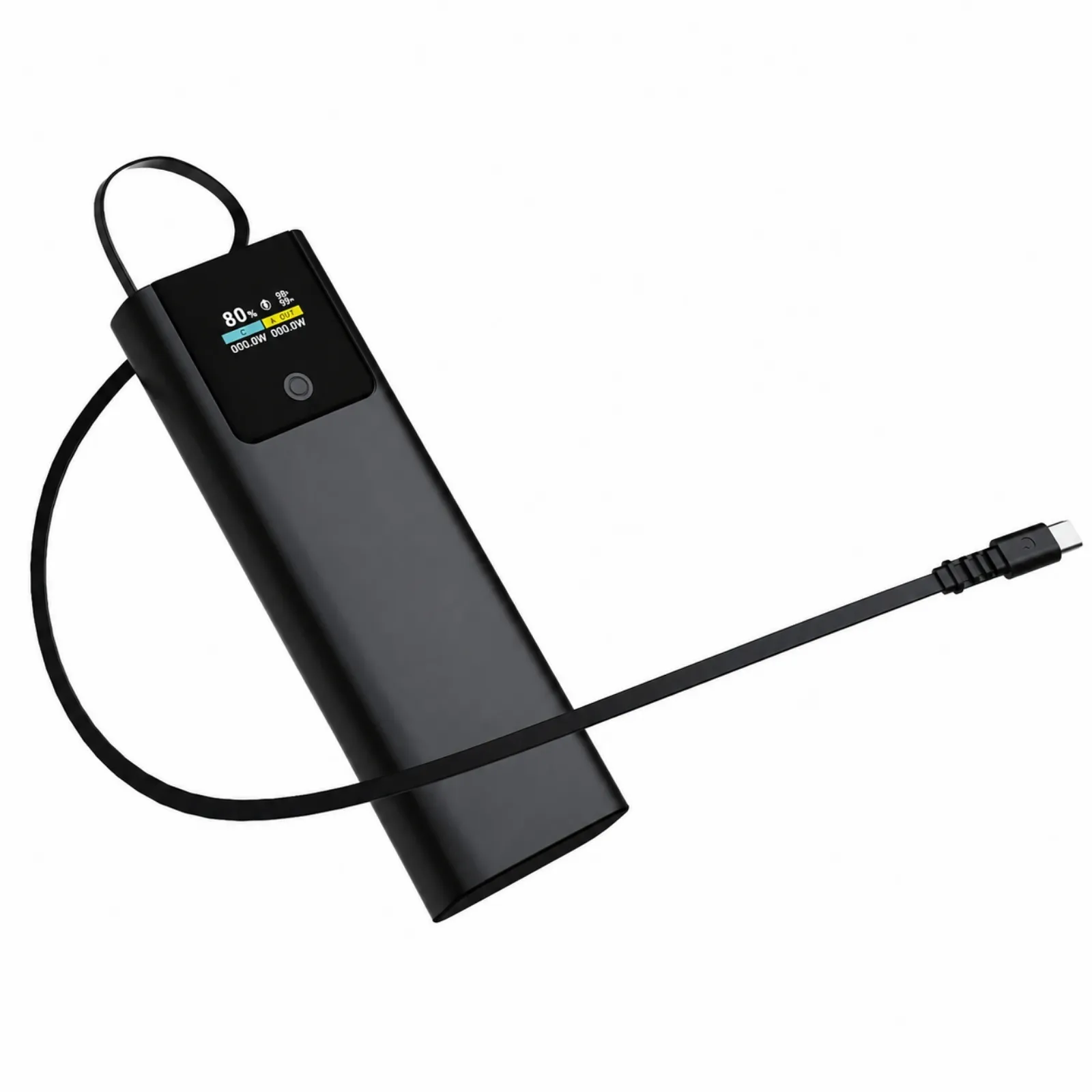 AKYAKA 20.000 MAH SİYAH POWERBANK - Believe Matbaacılık & Promosyon Ürünleri