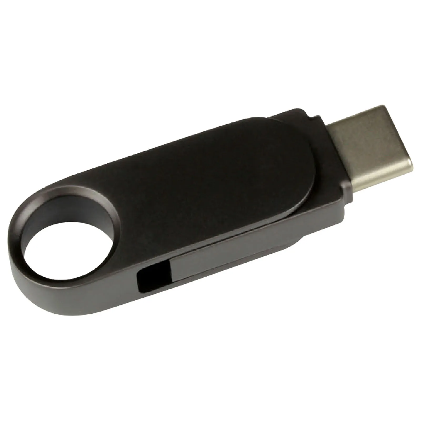 BOLKAR SİYAH 32 GB MİNİ TYPE-C OTG METAL USB BELLEK - Believe Matbaacılık & Promosyon Ürünleri