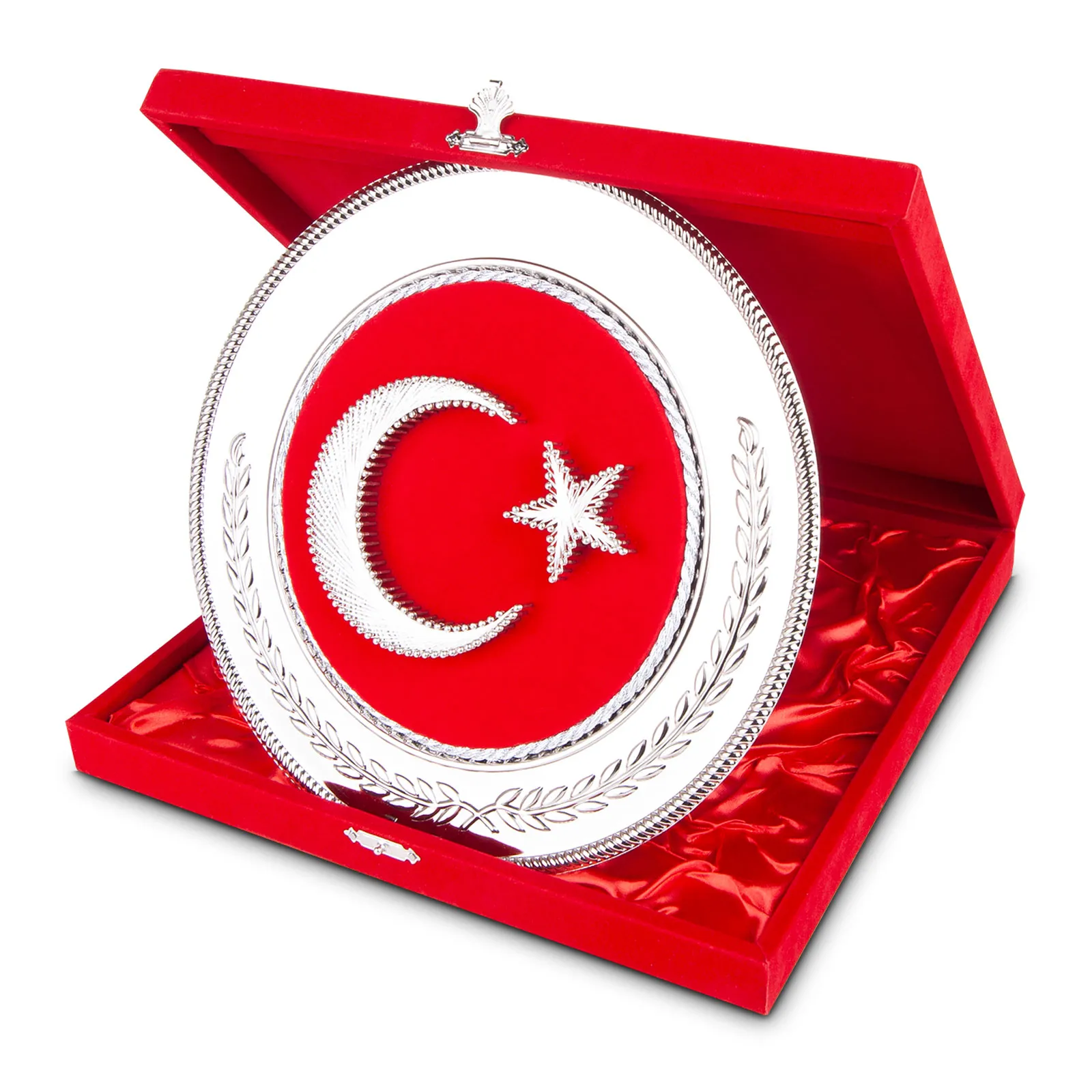 HİLAL YUVARLAK BAYRAK PLAKET - Bayrak Plaket | Kurumsal Toptan Promosyon