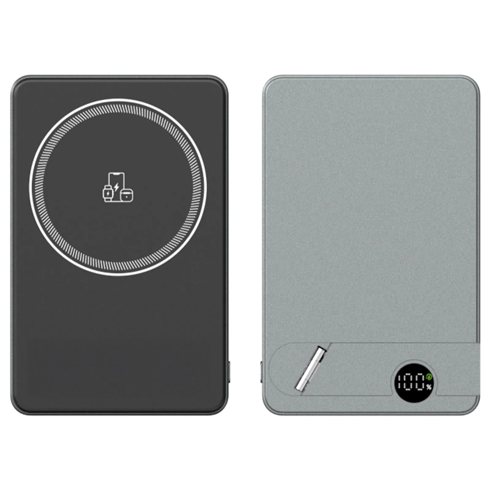 KİLYOS 10.000 MAH SİYAH MAGSAFE  ve  WIRELESS STANDLI POWERBANK - Believe Matbaacılık & Promosyon Ürünleri