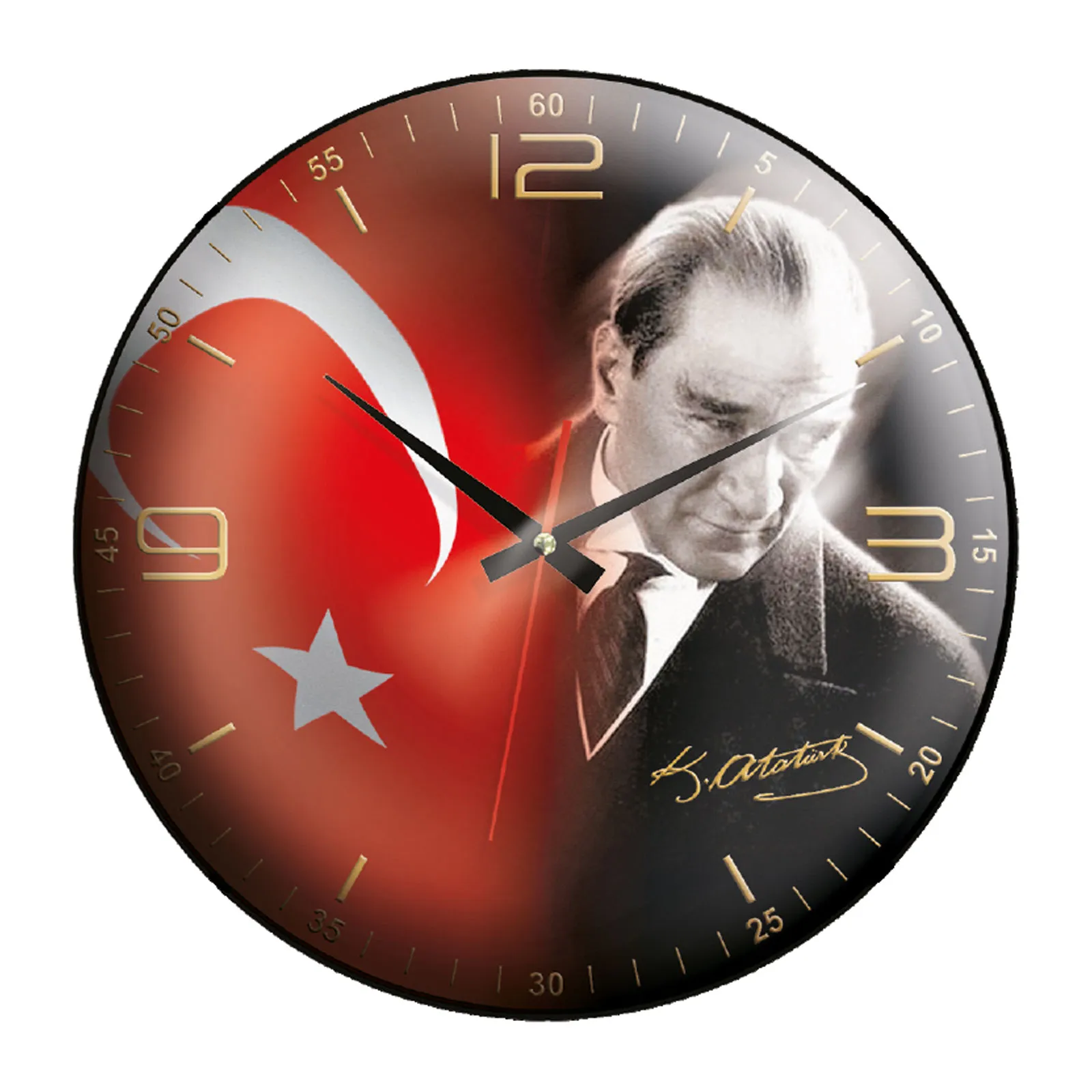 KRİYOS207 PLASTİK KASA DUVAR SAATİ (350 MM) - Duvar Saatleri | Kurumsal Toptan Promosyon