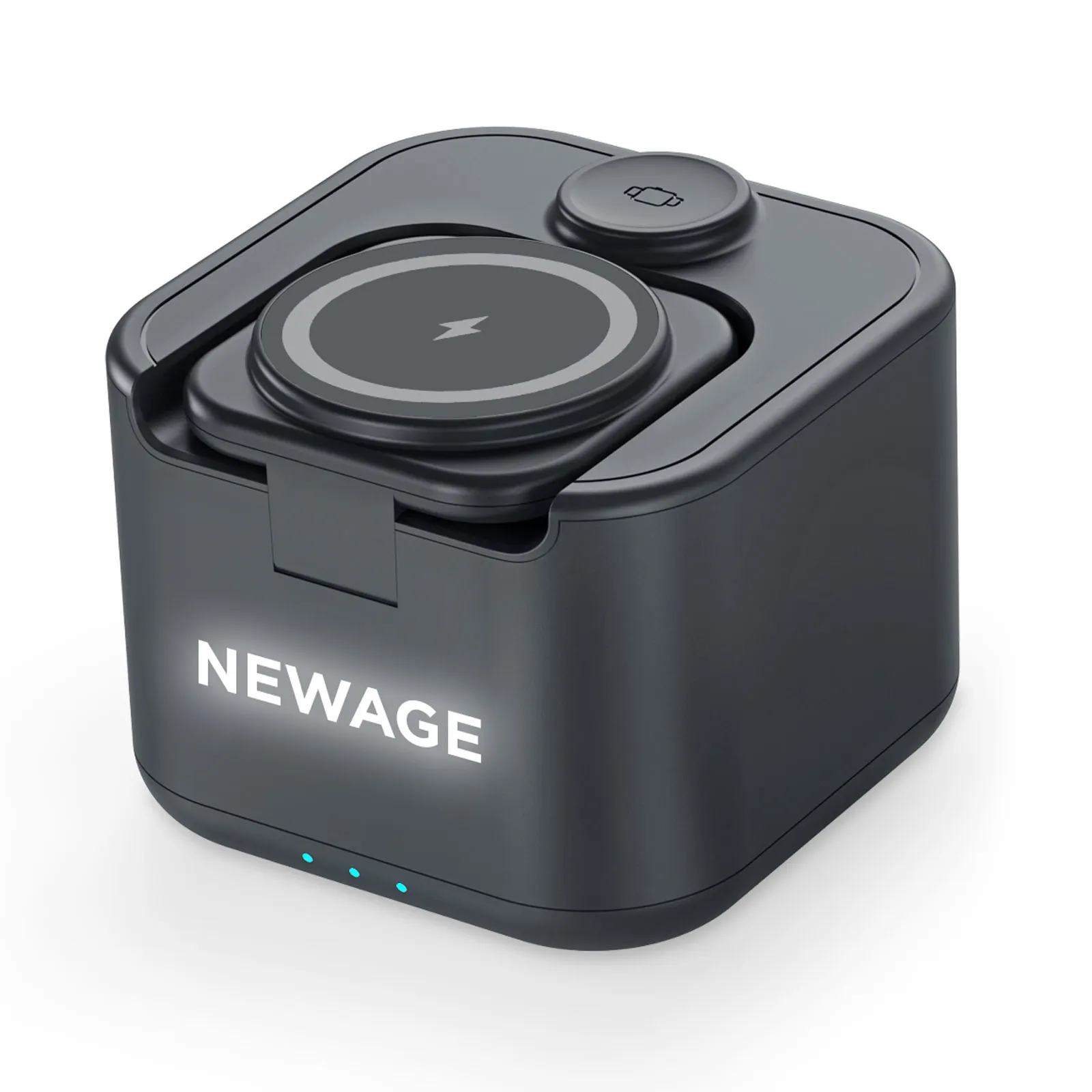 LOTUS SİYAH HOPARLÖR VE WIRELESS SARJ STANDI - Believe Matbaacılık & Promosyon Ürünleri