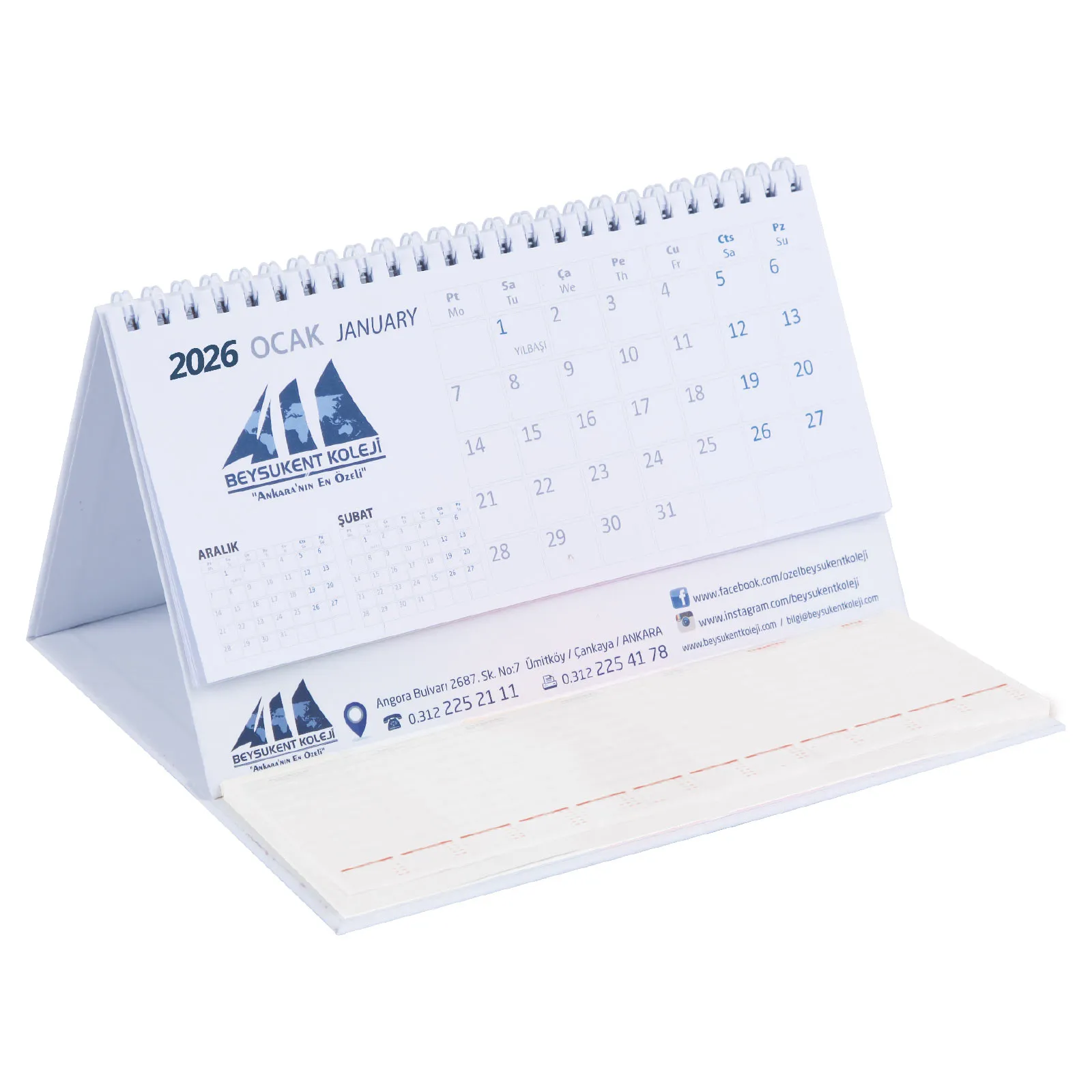 PM-32 TAKVİMLİ BLOKNOT - Bloknotlar | Kurumsal Toptan Promosyon