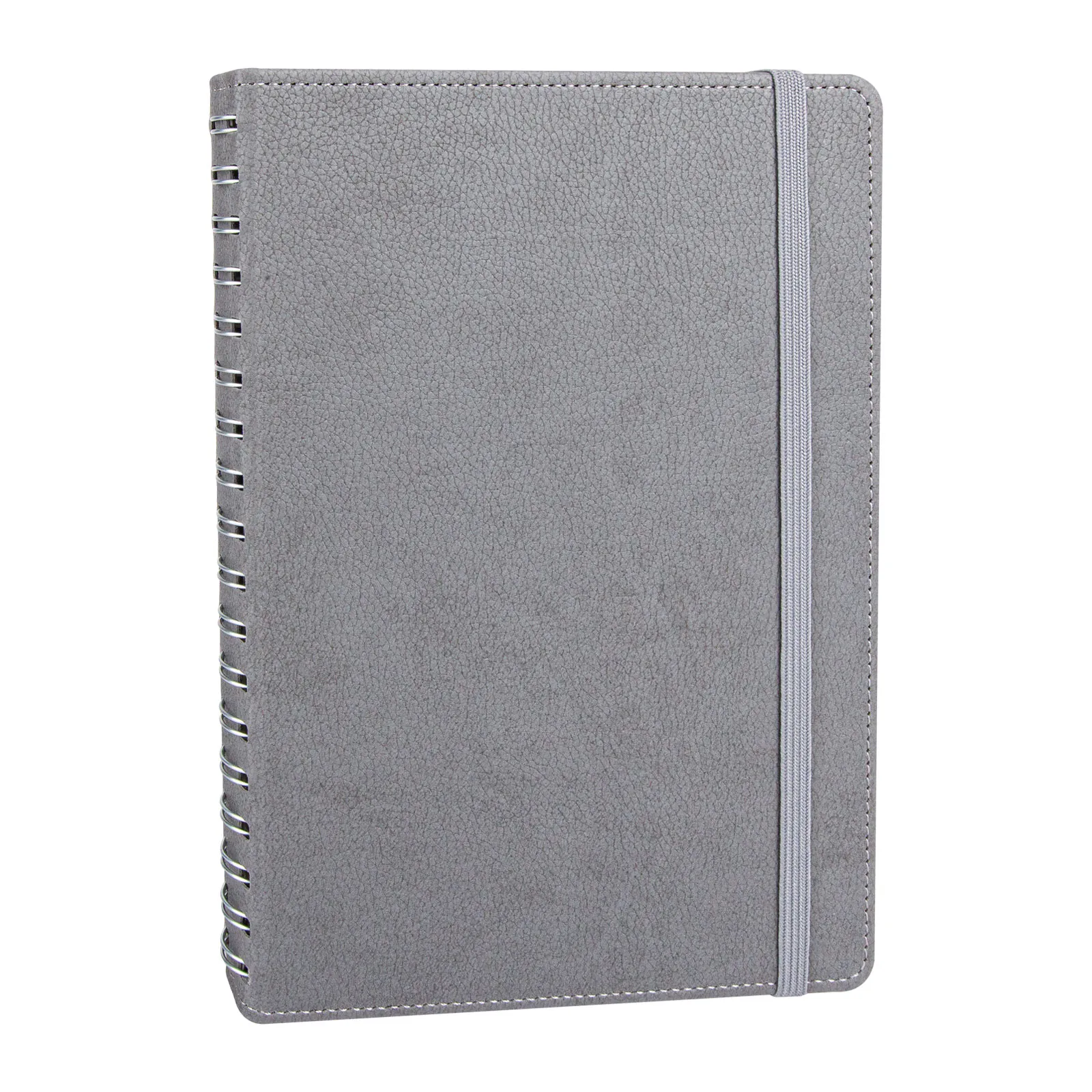 SÖĞÜTÖZÜ GRİ SPİRALLİ TARİHSİZ DEFTER (17X24 CM) - Tarihsiz Defterler | Kurumsal Toptan Promosyon
