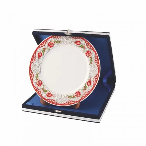 YPT-03 YALDIZ İŞLEMELİ PLAKET TABAK - Tabak Plaketler | Kurumsal Toptan Promosyon